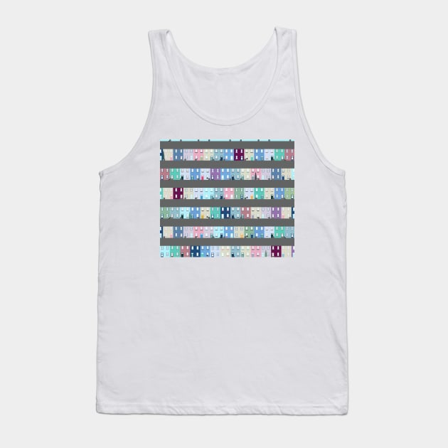 Houses Pattern Tank Top by MarbleCloud